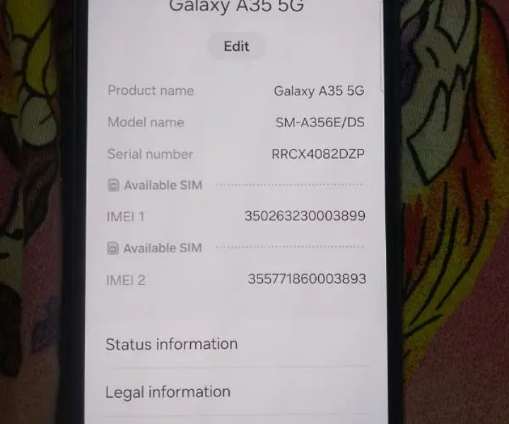 Samsung A35 5G For Sale